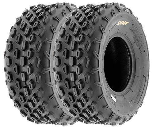 SunF A015 19x7-8 19x7x8 Rennsport Quad ATV/UTV Mini Bike Gelände Reifen 6PR TL 28F E4, Satz von 2 Stück