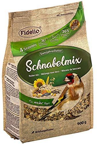 Fidelio Wildvogelfutter, Schnabelmix, schalenfrei, 900 g