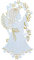 Plauener Spitze Fensterbild Engel gold 16 x 28 cm Fensterdeko Fensterschmuck Bilder Handarbeit Deko Fenster