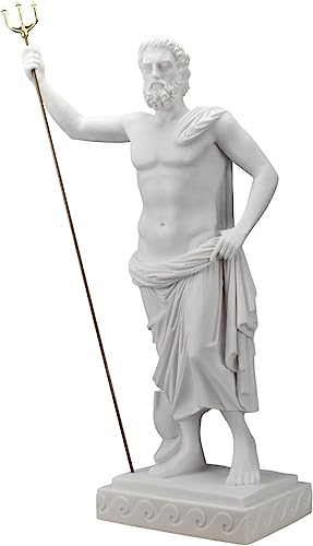 Großer Neptun Poseidon von Melos antiker griechischer römischer Gott Skulptur Statue Kopie
