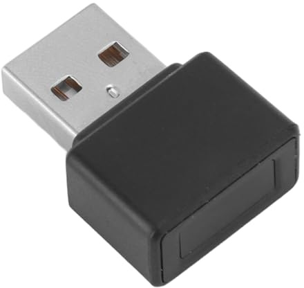 PUSOKEI USB Fingerabdruckleser für Windows Hello, Biometrischer Fingerabdruckscanner mit Sicherheitsschlüssel, PC Dongle für Passwortfreie und Dateiverschlüsselung,Kompatibel Windows 10