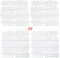 Weißes Buchstaben-Set, Zahlen, Sonderzeichen, Wörter, Dekoration, Zubehör für Nachrichten, Schilder und Letterboard, große Buchstaben für Wanddekoration, 126-teilig