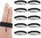 Sibba Tape Fingerbänder mit Gepolsterter 10 Teiliger Klett Fingerschiene Kleine Fingerstützen Dehnbarer Handstabilisator Waschbarer Fingerglätter Riemenorthese Dicke Fingerknöchelwicklung