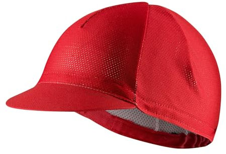 CASTELLI Espresso 2 Cap, Breathable Cycling Cap for Men & Women, Rich Red, One size