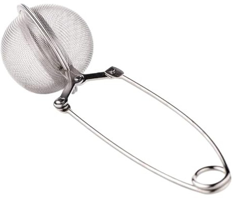 Passoire À Boule De Thé – Maille De Boule De Thé, Passoire À Boule À Pression Portable | Passoires À Infuseur À Thé En Maille D'acier Inoxydable, Passoires À Infuseur À Thé Multifonctions Pour Thé Et