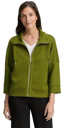 Tom Tailor Damen Boxy Fit Scuba Sweatjacke