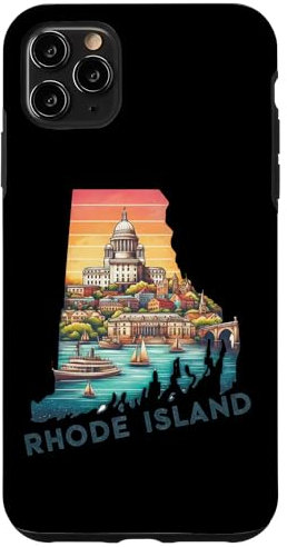 Rhode Island State of Rhode Island Retro Rhode Island Case for iPhone 11 Pro Max