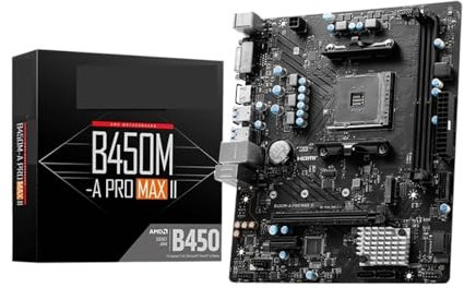 B450M-A PRO MAX II New Motherboard Dual-channel DDR4 Memory M.2 SATAIII USB3.2 Support R9 CPU Socket AM4