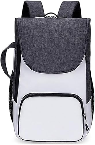 StarRing Tennistasche, Tennis-Rucksack, faltbares Tennis-Paddel, große Kapazität, Tennis-Tasche, Racquetball, multifunktionale Sporttasche (weiß)