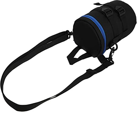TEHAUX Objektivbeutel aus Polyester Stoßfest und Wasserabweisend Kompakte Tasche für Kameraobjektive mit Verstellbarem Gürtel