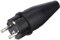 Monacor AAC-140P Enchufe conector eléctrico, Tipo F, 16 A, Color Negro