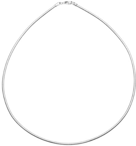 InCollections Damen-Halsreif 925/000 Sterlingsilber Omega 2,2/45 cm 054029C240200