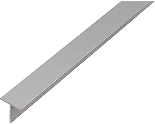 Alberts 471866 Perfil en T | Aluminio, anodizado plateado | 1000 x 35 x 35 mm