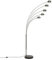 Invicta Interior Bogenlampe Five Lights 205cm Chrom mit schwarzem Marmorfuß E14 Lampe Bogenlampe Stehleuchte Leselampe