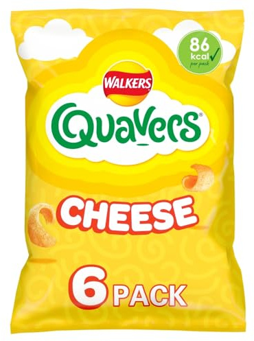 Walkers Quavers Cheese Multipack Snacks 6x16g