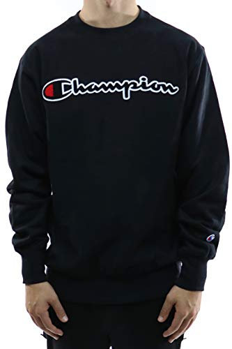 Champion Herren Reverse Weave Sweatshirt, Black-y06145, XX-Large