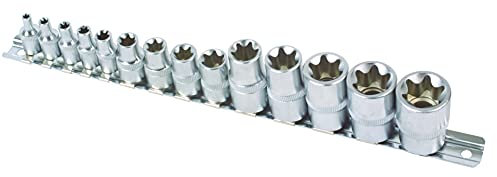 Laser 3482 Star Socket Set 1/4D, 3/8D, 1/2D 14pc