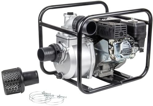 SIP 3 Petrol Water Pump, 7hp 4-Stroke Engine, 1000L/min Flow Rate, 28m Pumping & 7m Suction Head