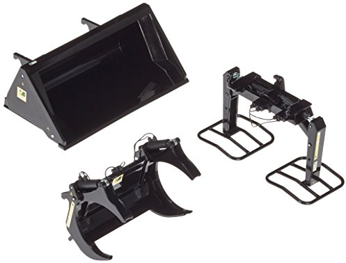 Wiking 7385 - Frontlader Werkzeuge Set A, schwarz