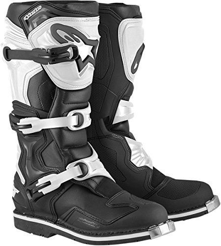 Alpinestars Tech 3 Stivali Motocross (Black/White,10 (44.5))