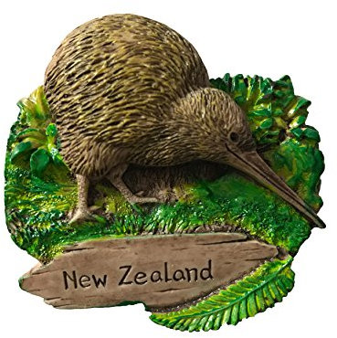 3D Kiwi Bird New Zealand Fridge Magnet,Travel Sticker Souvenir Home & Kitchen Decoration