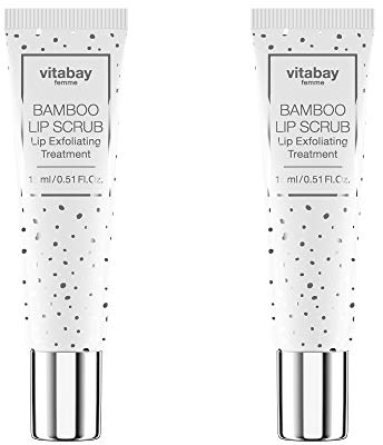 Bamboo Lip Scrub - Lip Exfoliating Treatment - Lippenpeeling mit Bambuspeelingkörpern -2 x 15 ml