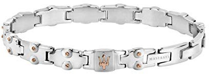 Maserati Maserati Herrenarmband, JEWELS Kollektion, aus Edelstahl, Rosegold PVD - JM419ASA03