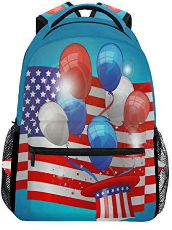 BEUSS Usa-Ballon Studentenrucksack Kinderrucksack Büchertasche Schülerrucksack mit Laptop Rucksäcke für die Reise Teen Mädchen Jungs