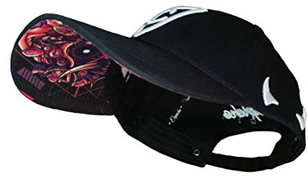 Capiche [13 VARIATIONEN] Basecap Cap - Kappe Baseball Mütze Kunst Unisex Schirm Männer One Size Herren Damen Red Devil