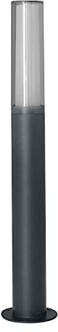 LEDVANCE LED Stehleuchte und Wegeleuchte, Design Leuchte in Fackeloptik für Außen, Warmweiß (3000K), aus dunkelgrauem Aluminium, 60cm Höhe, ENDURA STYLE LANTERN FLARE