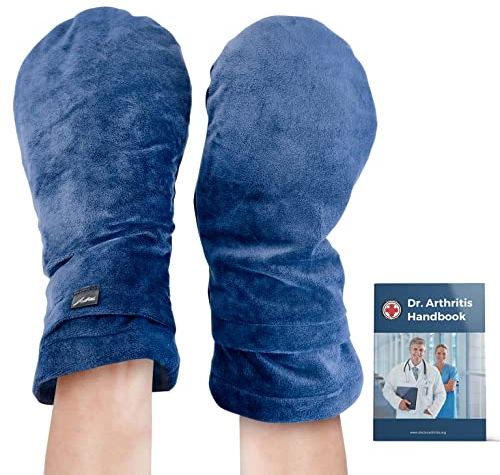 Dr. Arthritis Heated Arthritis Gloves for Men and Women, Rheumatoid Arthritis Products - Warming Gloves for Everyday use Blue