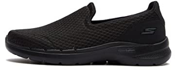 Skechers Go Walk 6 Motley, Slip on Hombre, Black, 45 EU