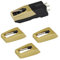 Plattenspieler-Nadel, verbesserte Plattenspieler-Kartusche mit Diamant-Eingabestift für Crosley, Ion, LP, Phonograph und mehr (Gold)