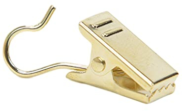 Anawakia 20 clip per tende in acciaio inox con ganci (oro)