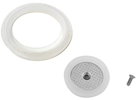 RYELDOM Kit Guarnizione Grande + Guarnizione Piccola + Filtrino per Caffettiata Mokona Bialetti