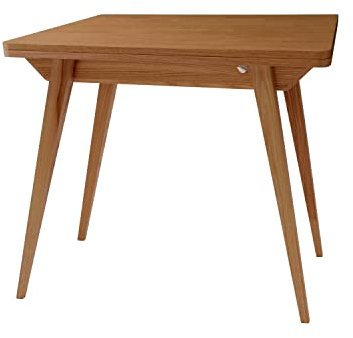 RAGABA Envelope Ausziehbarer Esstisch Ausklappbar B90/130 x H76 x T65 cm | Eiche gebeizt