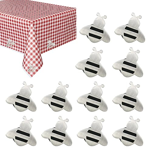 12 Stück Tischdeckenbeschwerer Magnet, Gewichte Tischdecke Outdoor Tischtuchbeschwerer für Draußen Tischdeckenbeschwerer für Draußen Beschwerer Tischdecke Outdoor, für Haus Restaurant Cafe Draußen