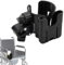 Porte-gobelet pour Fauteuil Roulant, Scooter, déambulateur, Porte-Bouteille d'eau 2 en 1 et Support de téléphone, réglable, 1 pièce (Noir B)