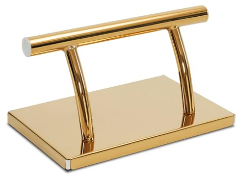 Barberpub Edelstahl Fußstütze Professional Friseurfußstütze, mobile Fuß Pedal Fußauflage, foot rest Fußablage Friseurstuhl Salonausstattung, FT001, (Gold)
