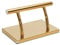 Barberpub Edelstahl Fußstütze Professional Friseurfußstütze, mobile Fuß Pedal Fußauflage, foot rest Fußablage Friseurstuhl Salonausstattung, FT001, (Gold)