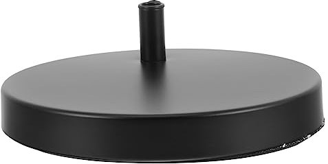 jojofuny Sturdy Iron Industrial Table Lamp Base Warm Light Desk Lamp Mounting Stand for Bedroom Living Room