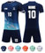 Trikot mit Eigenem Namen Nummer Logo, Personalisiert Fußball Trikots für Kinder/Erwachsene, Trikot Selbst Gestalten Fußball für Junge Herren #1
