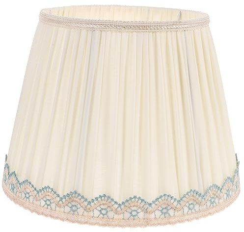 Yardenfun Pantalla De Lámpara Pequeña De Tela Pantalla De Lámpara De Estilo Retro Suministro De Accesorios De Iluminación