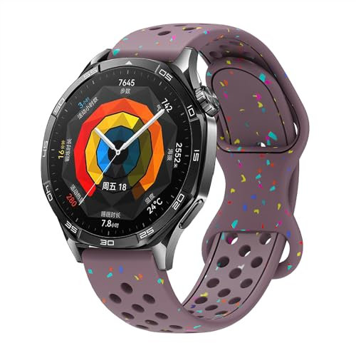 BYISYUE Sport Bracelet pour Xiaomi Watch S3/Watch S2/Watch S1/S1 Active/Mi Watch/Color/Sport, 22mm Respirant Silicone Bracelets de Remplacement pour Realme Watch 3 Pro/3/2/2 Pro/S/S Pro