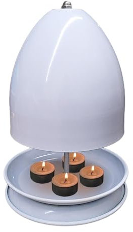 Generic Tea Light Heater | Metal Radiator Candle Holder | Room Heater For Study, Living Room (No Candles)