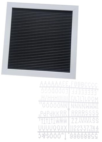 TEHAUX Retro Nachrichtentafel Aus Holz Kleine Wechselbare Buchstabentafel Für Die Inneneinrichtung Holzrahmen Rustikales Memoboard Mit Buchstaben