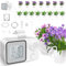 VIRIECH Système d'arrosage Automatique, Kit Arrosage Automatique Interieur avec Affichage LED, Plantes en Pot Irrigation Automatique pour Balcon de Jardin, Prend en Charge Jusqu'à 15 Pots
