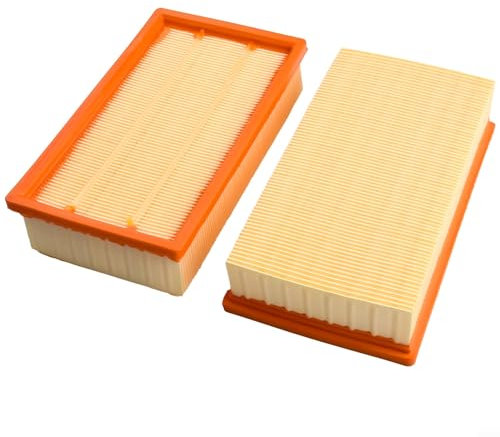 Filtros de repuesto para Bosch GAS 35 L AFC, SFC+, serie M, paquete de 2 para un control superior del polvo