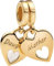 PHCLASY Gold Mutter und Tochter Charm Kompatibel für Armbänder Halsketten und europäische Schlange für Frauen Muttertag Schmuck Geschenk