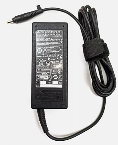 Caricatore ADP‑65SB BB 65 W 19 V 3,42 A | Connettore Barrel Giallo 5.5 × 1.7 mm | Alimentatore Compatibile con Notebook Acer Aspire – Chromebook – TravelMate – Gateway – Packard Bell & Monitor LED